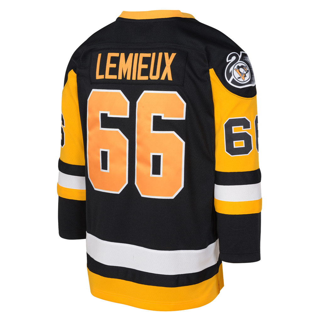 Mario Lemieux Pittsburgh Penguins Mitchell & Ness Preschool 1991/92 Blue Line 2.0 Player Jersey - Black
