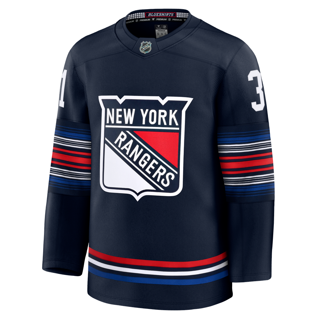 Igor Shesterkin New York Rangers Fanatics Home Premium Jersey - Blue