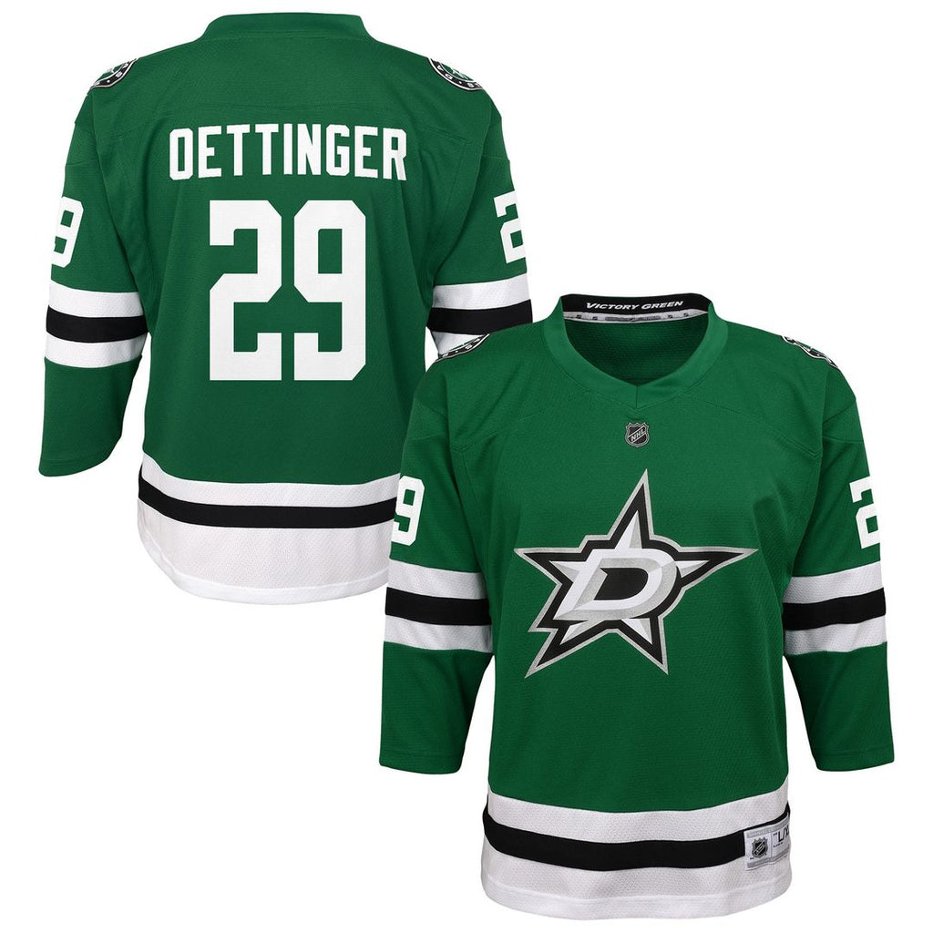 Jake Oettinger Dallas Stars Youth Home Replica Player Jersey - Kelly Green