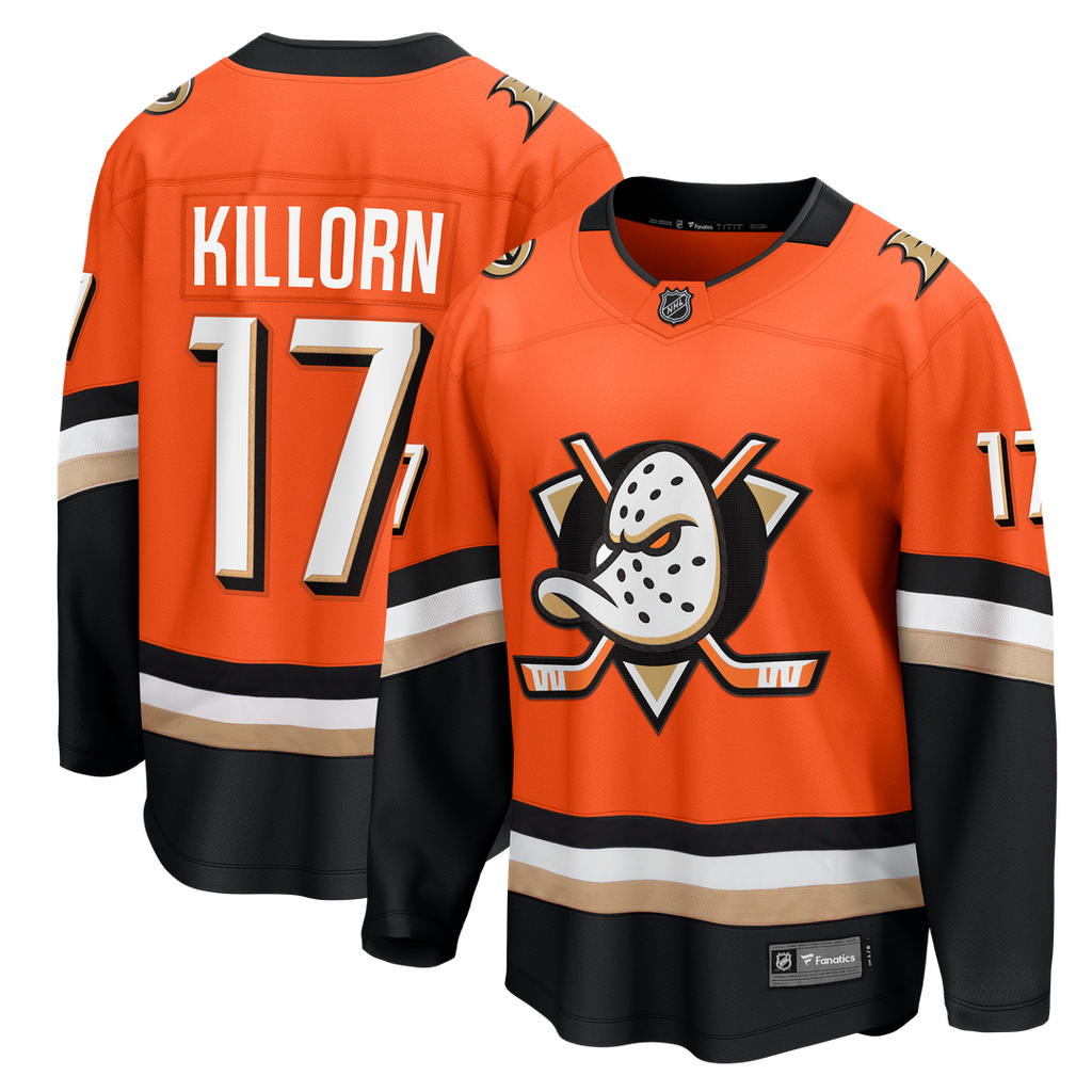 Alex Killorn Anaheim Ducks Fanatics Home Breakaway Jersey - Orange