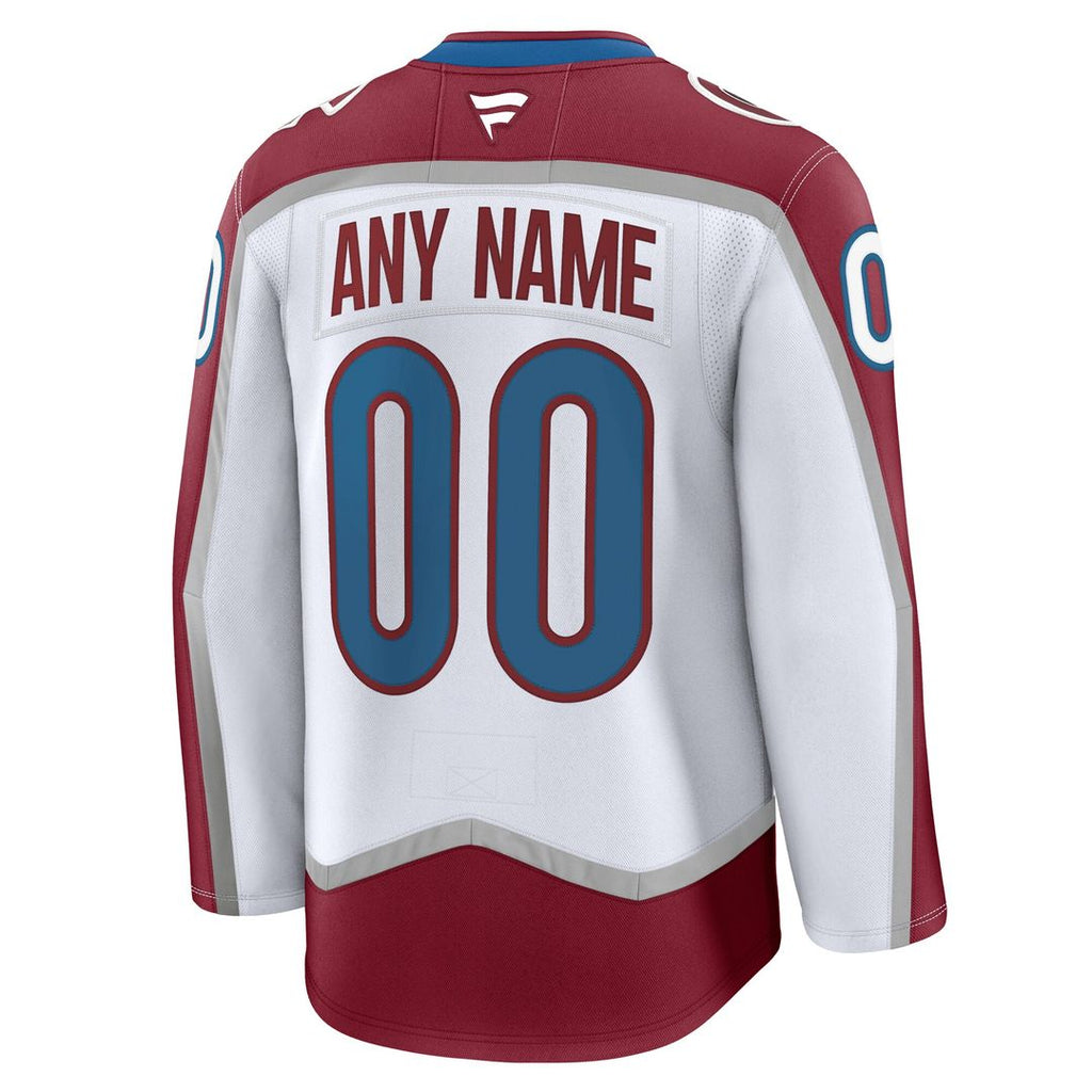 Colorado Avalanche Fanatics Alternate Heritage Premium Custom Jersey - Blue