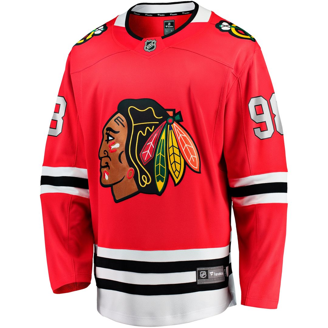 Connor Bedard Chicago Blackhawks Fanatics Away Breakaway Player Jersey - White