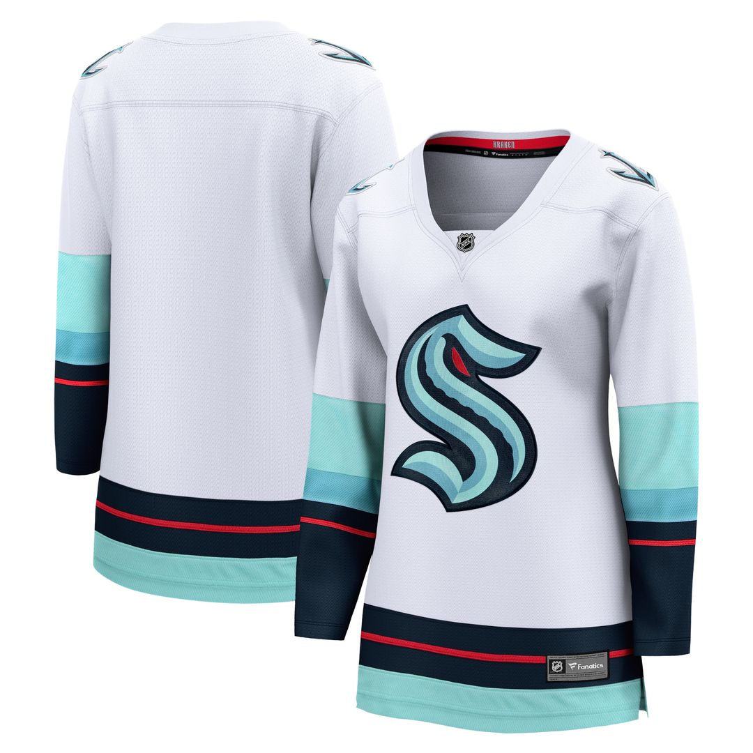 Seattle Kraken Fanatics Women's Home Breakaway Jersey - Navy
