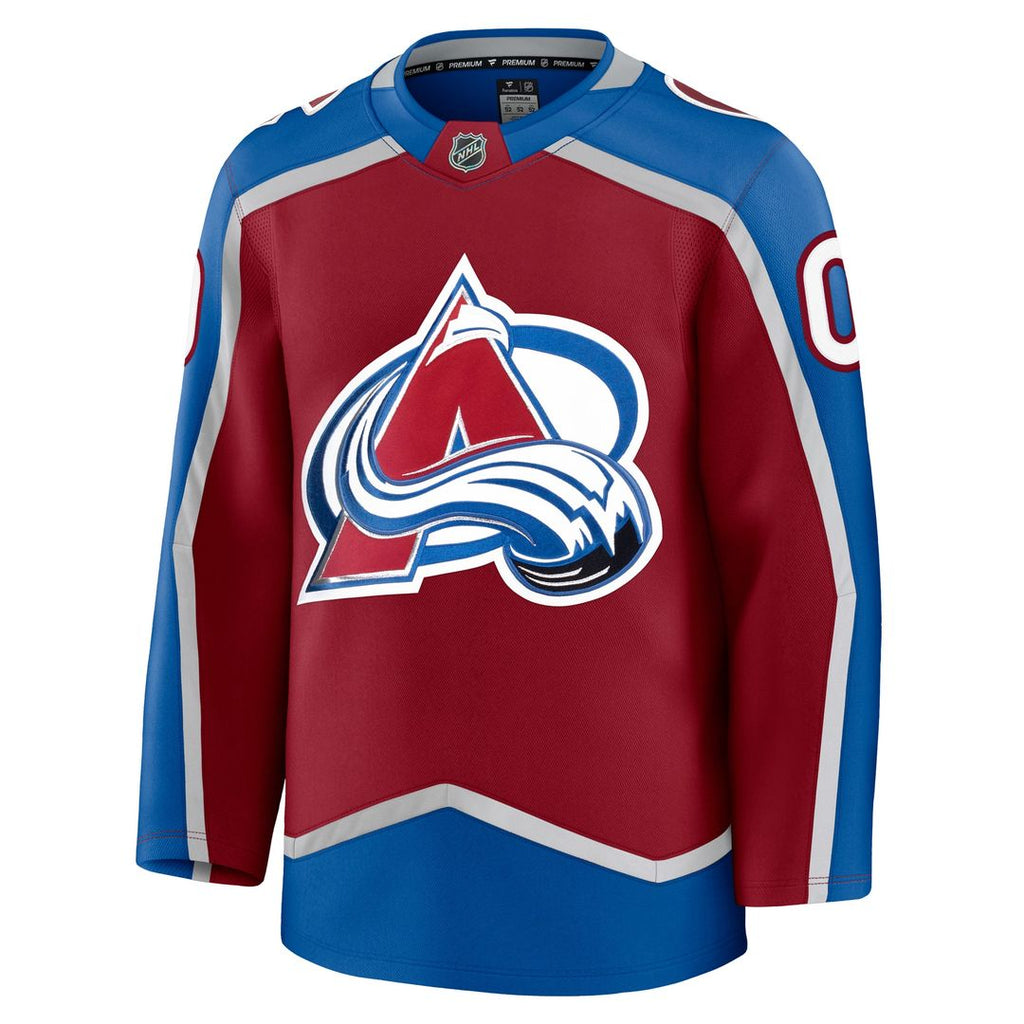 Colorado Avalanche Fanatics Home Premium Custom Jersey - Burgundy