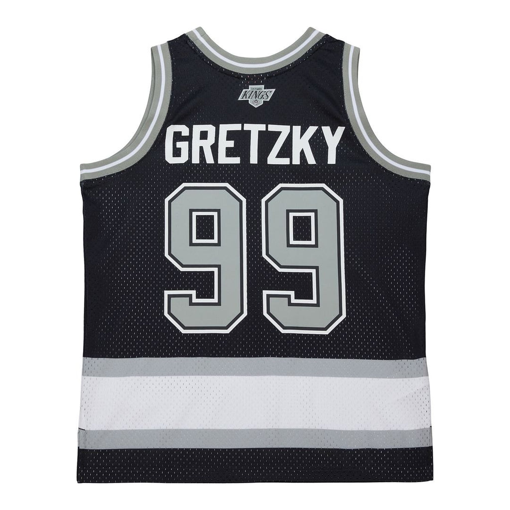 Wayne Gretzky Los Angeles Kings Mitchell & Ness Unisex Maxxed Out Fashion Basketball Jersey - Black