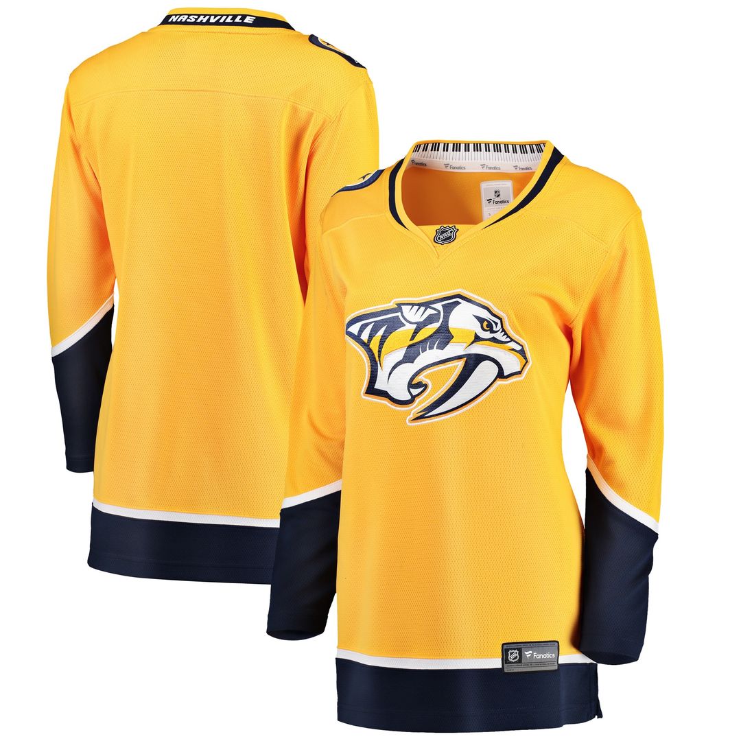 Nashville Predators Fanatics Women's Away Breakaway Jersey - White