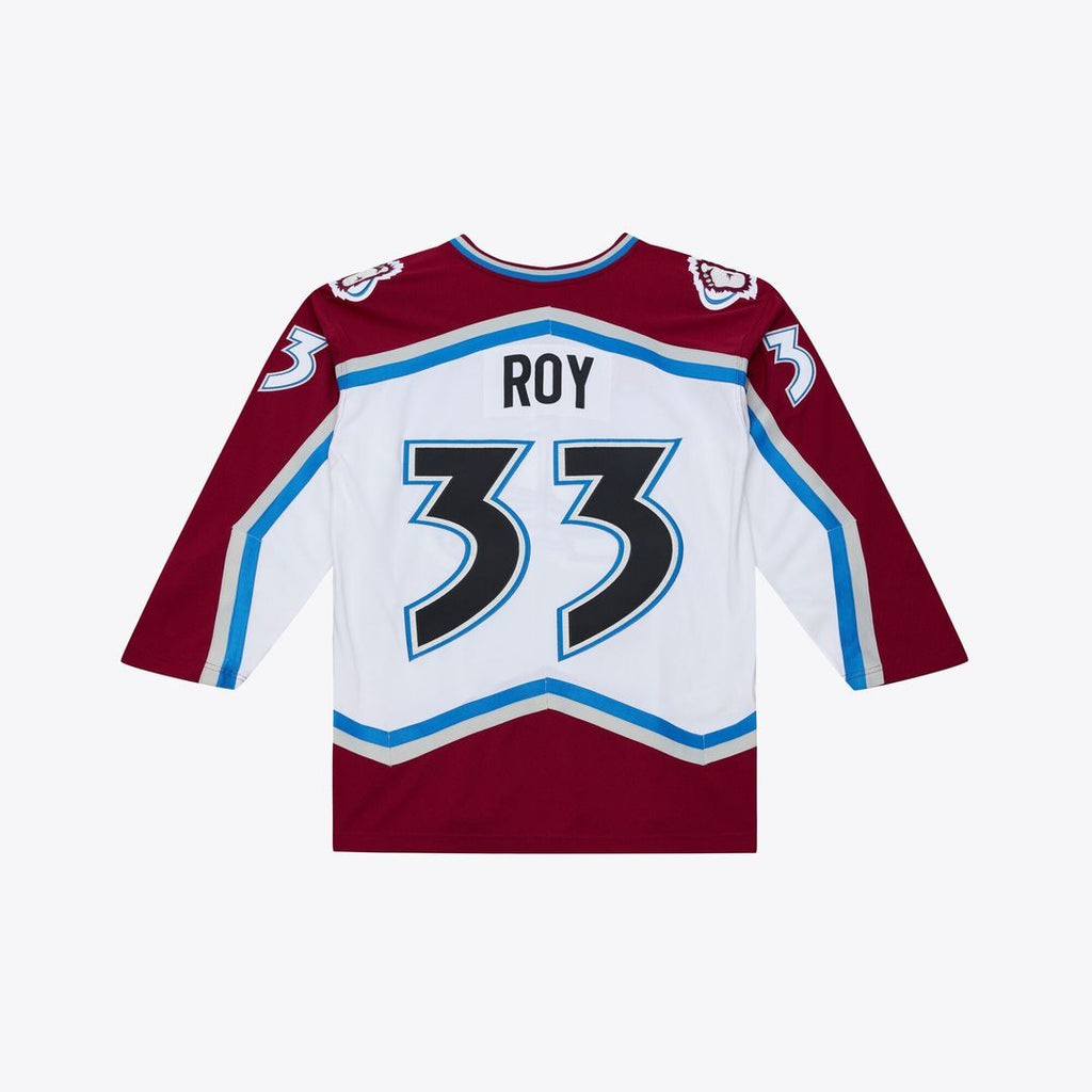 Patrick Roy Colorado Avalanche Mitchell & Ness 1995 Power Play Jersey - White