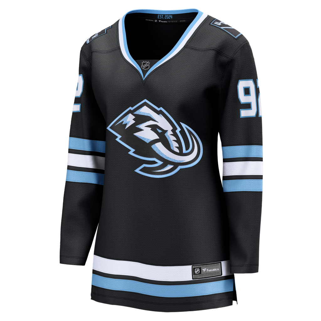 Logan Cooley Utah Mammoth Fanatics Women's Home Breakaway Jersey - Black