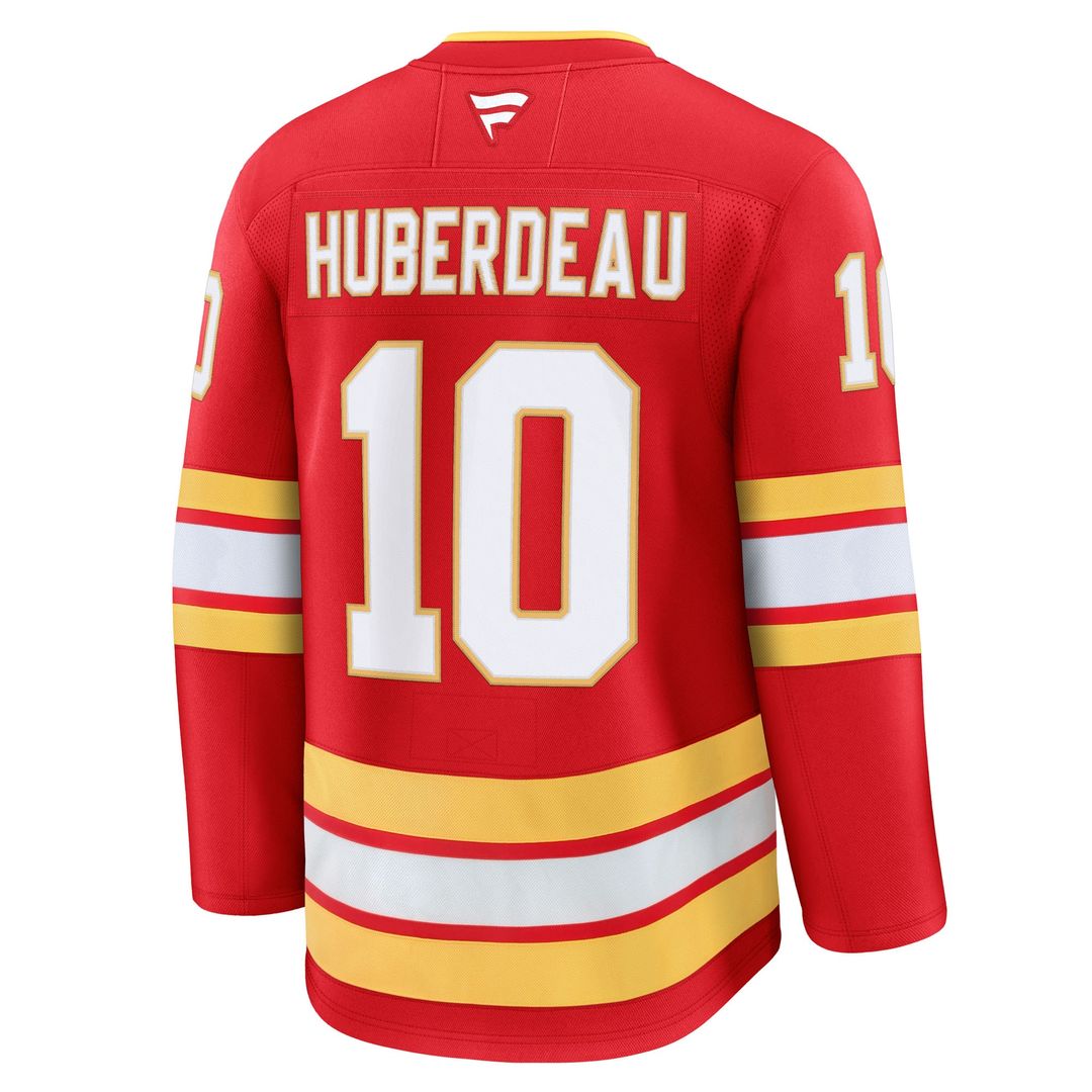 Jonathan Huberdeau Calgary Flames Fanatics Home Premium Jersey - Red