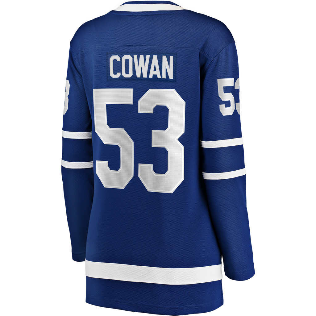 Easton Cowan Toronto Maple Leafs Indiana Women's Home Breakaway Jersey - Blue