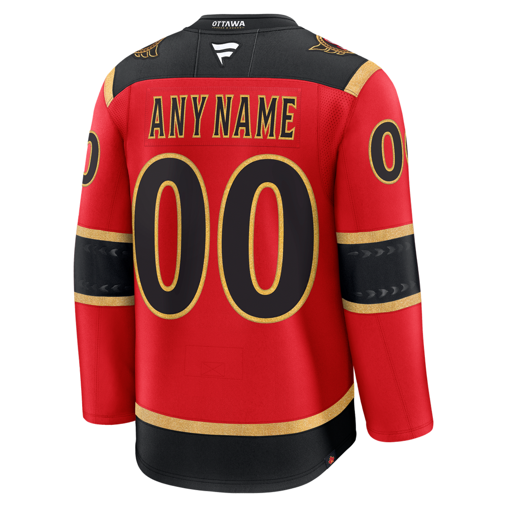 Ottawa Senators Fanatics Away Premium Custom Jersey - White