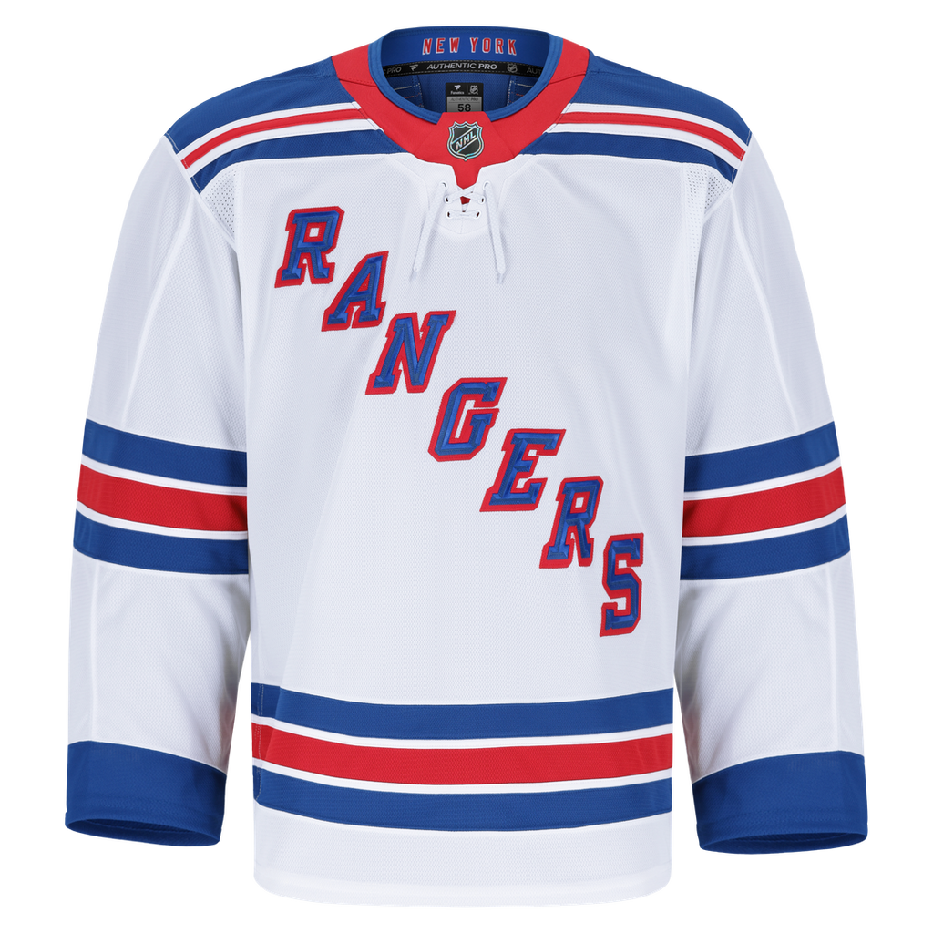 New York Rangers Fanatics Away Authentic Pro Jersey - White